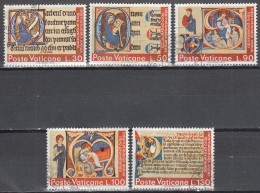 VATICAN   SCOTT NO 521-25   USED   YEAR  1972 - Used Stamps