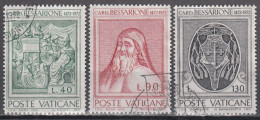 VATICAN   SCOTT NO 528-30   USED   YEAR  1972 - Gebraucht