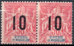 SPM / PAIRE DU N° 102 NEUF * - Unused Stamps