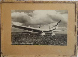 THEME AVIATION - Photo De L'Aiglon Caudron Type C600 (132X85 Mm) Sous Encadrement Verre 183X134 Mm - 1914-1918: 1ère Guerre