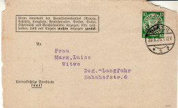 DANZIG 1925  LETTER SENT FROM DANZIG - Lettres & Documents