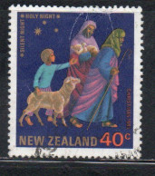 NEW ZEALAND NUOVA ZELANDA 1985 SHEPHERDS CHRISTMAS NATALE NOEL WEIHNACHTEN NAVIDAD 40c USED USATO OBLITERE' - Used Stamps