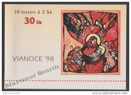 Slovakia - Slovaquie 1998 Yvert C284 Christmas - Booklet - MNH - Nuevos
