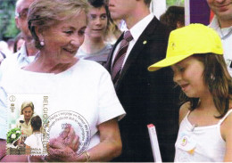 Belgique - S. M. La Reine Paola S'engage En Faveur Des Jeunes CM 4184 (année 2011) - 2011-..