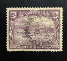Australia Tasmanie 1899 Landscapes Hobart  – 2P  Oblitéré - Used Stamps