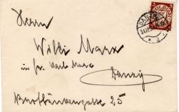 DANZIG 1936  LETTER SENT FROM DANZIG - Briefe U. Dokumente