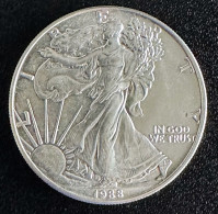United States 1 Dollar 1988 "Silver Eagle" - 1979-1999: Anthony