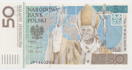 Polen, 50 Zloty 2006, Papst Johann Paul II. Im Folder, Unc. - Pologne