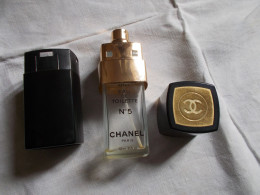 Ancien Vaporisateur Rechargeable Vide Chanel N° 5 Vintage - Frascos (vacíos)