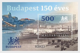 Hungary Ungarn Hongrie 2023 150 Years Budapest Block Mint - Unused Stamps