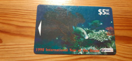 Phonecard Fiji, Telecom Fiji 24FJC - Underwater Life - Fidschi