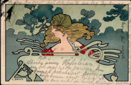 Jugendstil Sign. Cauvy, Leon I-II (fleckig) Art Nouveau - Zonder Classificatie