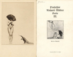 Müller, Richard Erotische Kunst Serie 3 Mit 6 Künstlerkarten Im Original-Umschlag I-II - Sin Clasificación