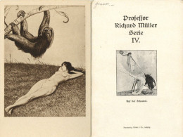 Müller, Richard Erotische Kunst Serie 4 Mit 6 Künstlerkarten Im Original-Umschlag I-II - Unclassified