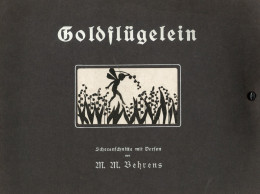 Scherenschnitt Goldflügelein Zehn Scherenschnitte Mit Werken Von M.M. Behrens 1916, Verlag Perthes Gotha II - Sin Clasificación