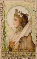 Basch, Arpad Frau Jugendstil I-II (etwas Fleckig) Art Nouveau - Unclassified