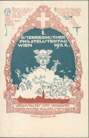 Hesshaimer, Ludwig Wien Österreichischer Philatelistentag 1922 Ganzsache Österreich Mit So-Stempel I-II - Non Classés