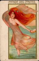 Jozsa, Carl Monde Des Contes Frau Jugendstil I-II (Ecken Abgestossen, VS/RS Fleckig) Art Nouveau - Ohne Zuordnung