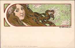 Döcker, E. Frau Jugendstil I-II Art Nouveau - Non Classificati