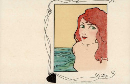 Jözsa, Carl Frau Jugendstil I-II Art Nouveau - Non Classificati