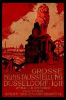 Kunstgeschichte Düsseldorf Große Ausstellung 1911 Sign. Hohenstein, A. BP Stempel I-II Expo - Sin Clasificación