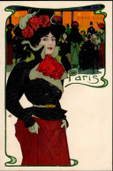 Christiansen, Hans Paris Frau Jugendstil I-II Art Nouveau - Christiansen