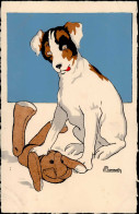 Renaudin, E. Hund Mit Teddy I-II (keine AK-Einteilung) Chien - Zonder Classificatie