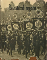 Sammelbild-Album Deutschland Erwacht Hrsg. Cigaretten Bilderdienst Altona Bahrenfeld 1933 Kompl. Mit Schuber II (Papiere - Ohne Zuordnung