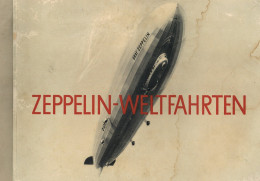 Sammelbild-Album Zeppelin Weltfahrten 264 Bromsilber Bilder Vollständig I-II (Einband Hat Wasserflecken) Dirigeable - Zonder Classificatie