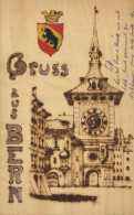 Holz-Karte Bern Wappen I-II Carte En Bois - Non Classés