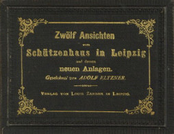 Leporello 12 Ansichten Vom Schützenhaus Leipzig Gezeichnet Von Adolf Eltzner, Verlag Zander Leipzig II (leicht Fleckig) - Ohne Zuordnung