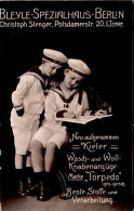 Werbung Bleyle Spezialhaus Berlin Torpedo Knabenanzüge 1916 I-II (Randabschürfungen) Publicite - Advertising