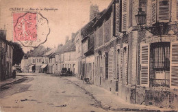 CHEROY RUE DE LA REPUBLIQUE 1928 - Cheroy