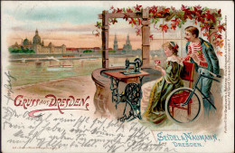 Werbung Dresden Seidel Und Naumann Litho 1897 I-II Publicite - Publicidad