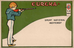 Werbung Eureka KB Paris Spielzeug-Gewehr I-II Jouet Publicite - Werbepostkarten
