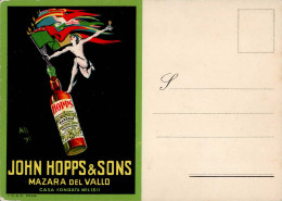 Werbung Marzara John Hopps And Son Marsala Sign. Bazzi I-II Publicite - Advertising