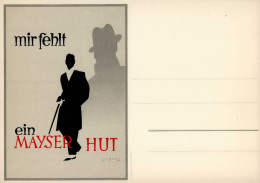 Werbung Mayser-Hut Sign. Liebert, Ulm I-II Publicite - Publicidad