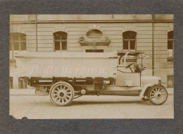 Bier Fotokarte LKW Paulanerbräu 16,5 X 10,5cm II (Ecke Li. Unten Angerissen) Bière - Bierbeek