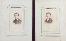 Altes CDV-Album Ca. 1900 Mit 47 CDVs Portrait-Fotos - Fotografia