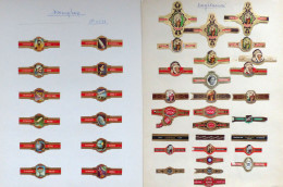 Zigarren-Bauchbinden Banderolen Sammlung Stromkop, Cogetama Versch. Serien über 1100 Stk. I-II - Industrial