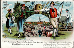 Landwirtschaft - MANNHEIM  16.Wanderausstellung D. DEUTSCHEN LANDWIRTHSCHAFTS-GESELLSCHAFT 1902 I Paysans - Altri & Non Classificati