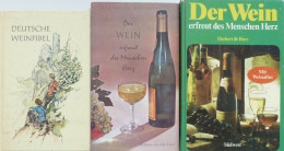 Wein Lot Mit 10 Büchlein über Wein Vigne - Otros & Sin Clasificación