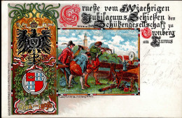 CRONBERG - Grüsse Vom 500jährigen JUBILÄUMSSCHIEßEN Der SCHÜTZENGESELLSCHAFT CRONBERG Mit S-o SCHÜTZENPLATZ 5.8.98 (bild - Exhibitions