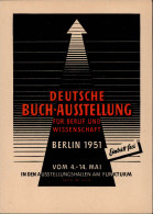 Ausstellung Berlin Deutsche Buch-Ausstellung 1951 Mit So-Stempel I-II Expo - Expositions