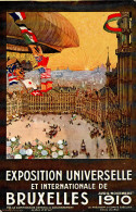 Ausstellung Brüssel Zeppelin Exposition Universelle Et Internationale 1910 I-II Expo Dirigeable - Exhibitions