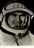 Autograph/Autogramme Kosmonaut Beljajew, Pawel Auf Postkarte 1965 - Otros & Sin Clasificación