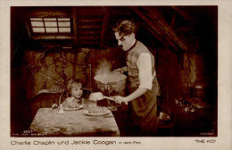 Schauspieler Chaplin, Charlie  Und Coogan, Jackie In THE KID II (Klebespuren) - Mecki