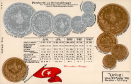 Geld Auf AK Türkei Präge-AK I-II Argent - Autres & Non Classés