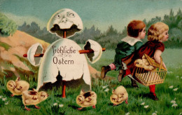 Ostern Fröhliche Ostern Küken Kinder 1929 I-II Paques - Ostern