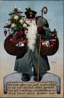 Weihnachtsmann Krieg Geschenke 1916 I-II (RS Fleckig, Ecken Abgestossen) Pere Noel - Sonstige & Ohne Zuordnung